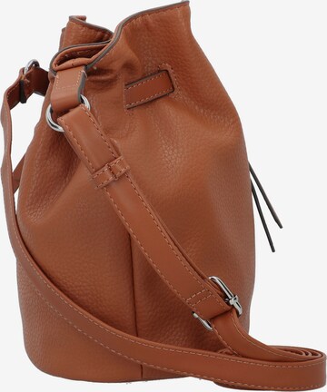 TOM TAILOR Crossbody Bag 'Naida' in Brown