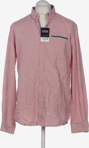 TOM TAILOR Button Up Shirt in XL in Pink: front