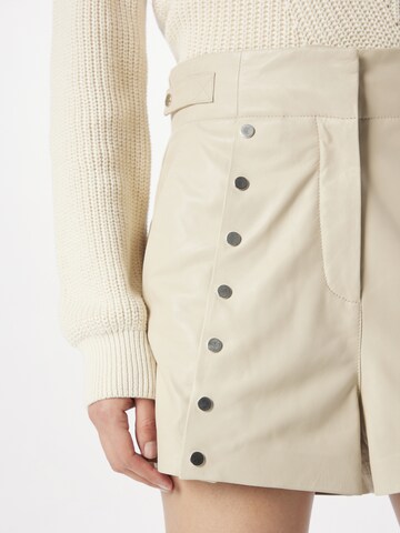 IRO Regular Trousers 'JAVI' in Beige