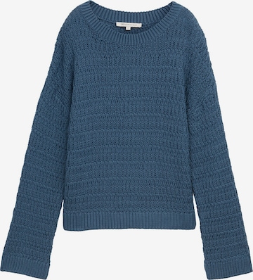 TOM TAILOR DENIM Trui in Blauw: voorkant