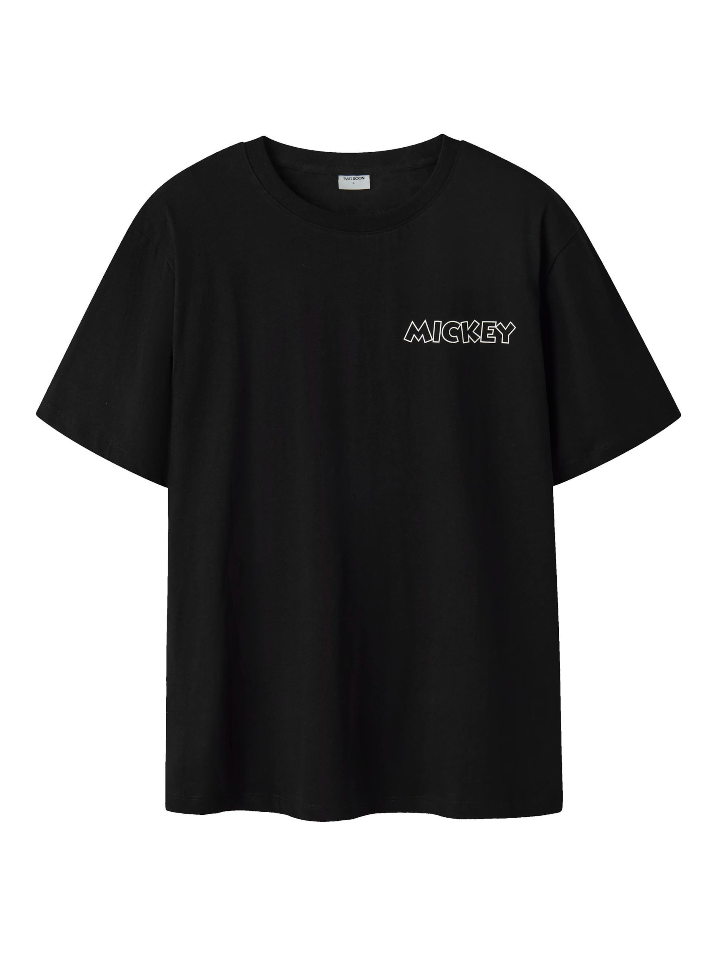 TWO SOON Bluser & t-shirts 'Mickey Maus' i sort: forside