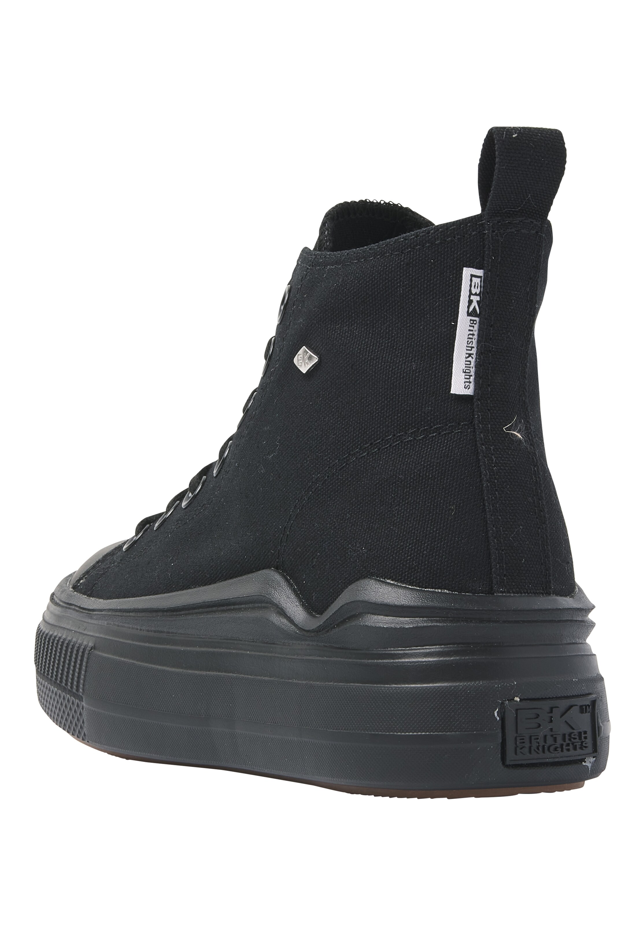 BRITISH KNIGHTS Korkeavartiset tennarit ' KAYA FLOW MID ' värissä musta