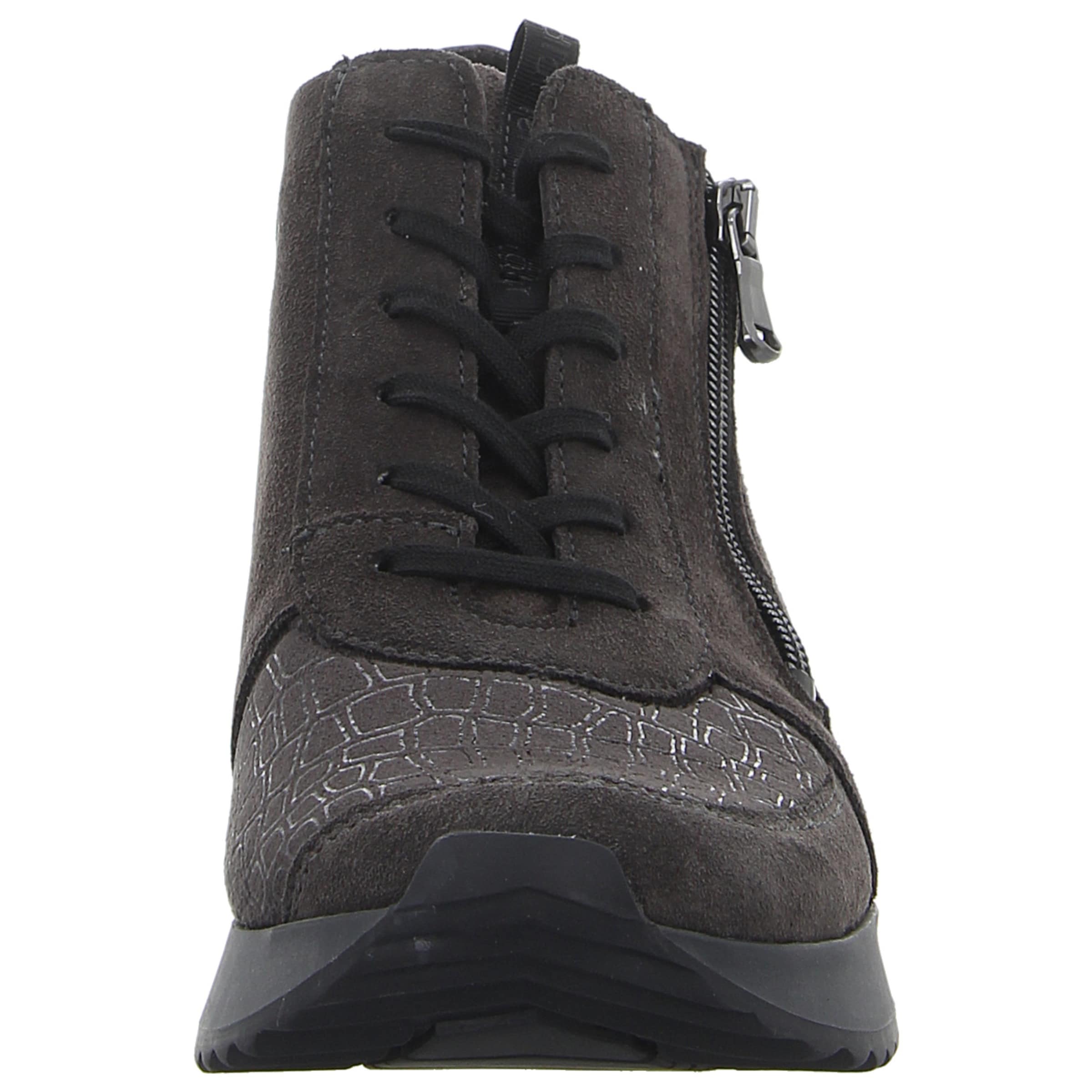 WALDLÄUFER Lace-up bootie 'H-Vicky' in Grey
