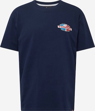 T-Shirt Tommy Jeans en bleu : devant