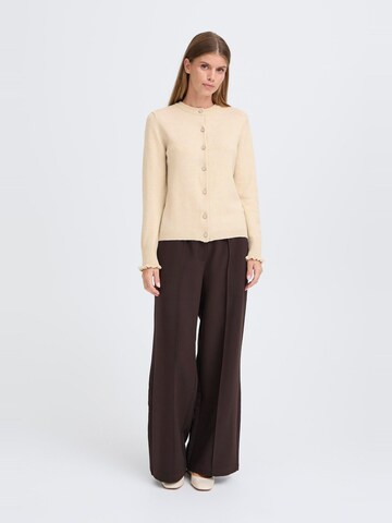 Oxmo - Casaco de malha ' OXBMMNERA CARDIGAN ' em bege