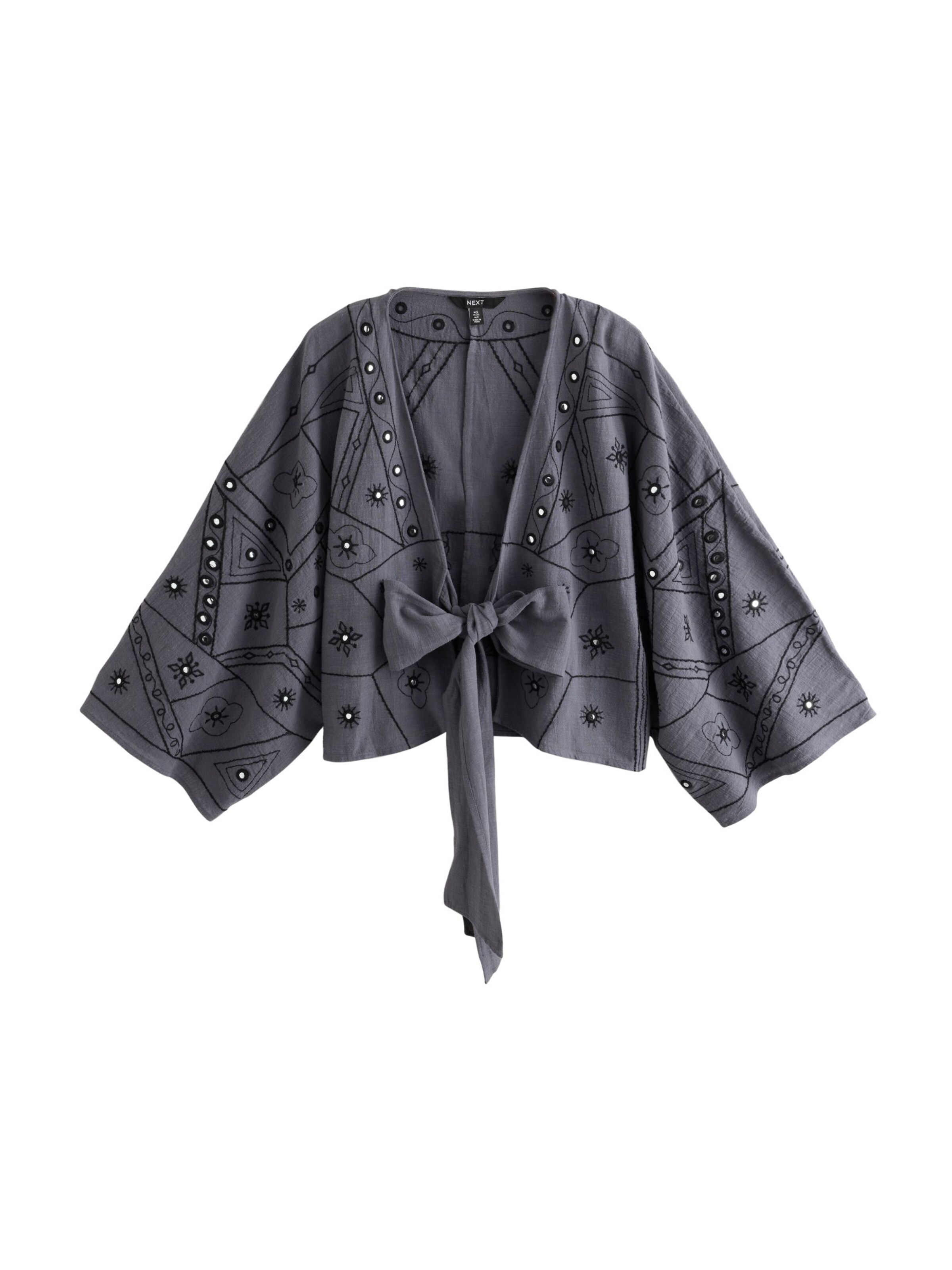 Next Blouse in Grijs: voorkant