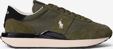 Baskets basses Polo Ralph Lauren en vert : devant