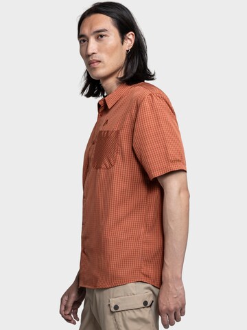 Coupe regular Chemise 'CIRC Dalfoss' Schöffel en marron