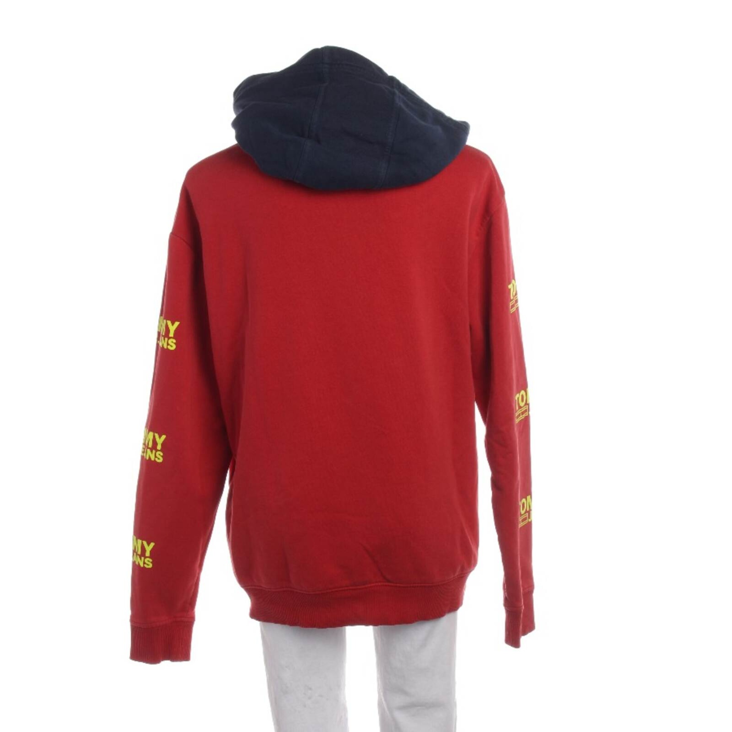 Tommy Jeans Sweatshirt / Sweatjacke S in Rot