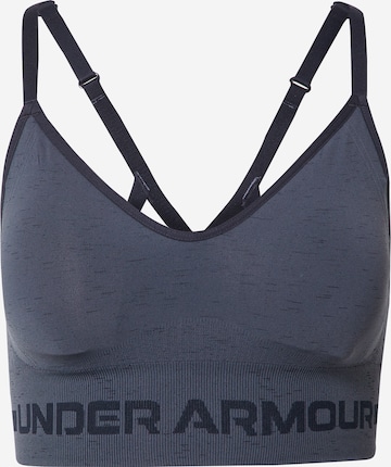 UNDER ARMOUR Bralette Sports Bra in Grey: front