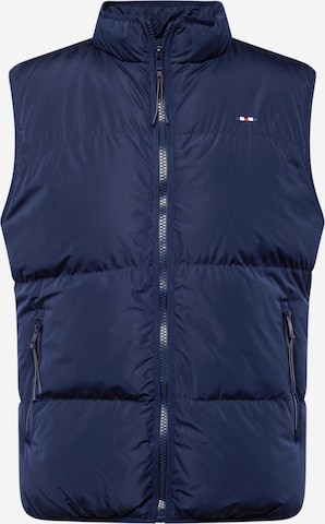 FQ1924 Bodywarmer 'Vinncent' in Blauw: voorkant