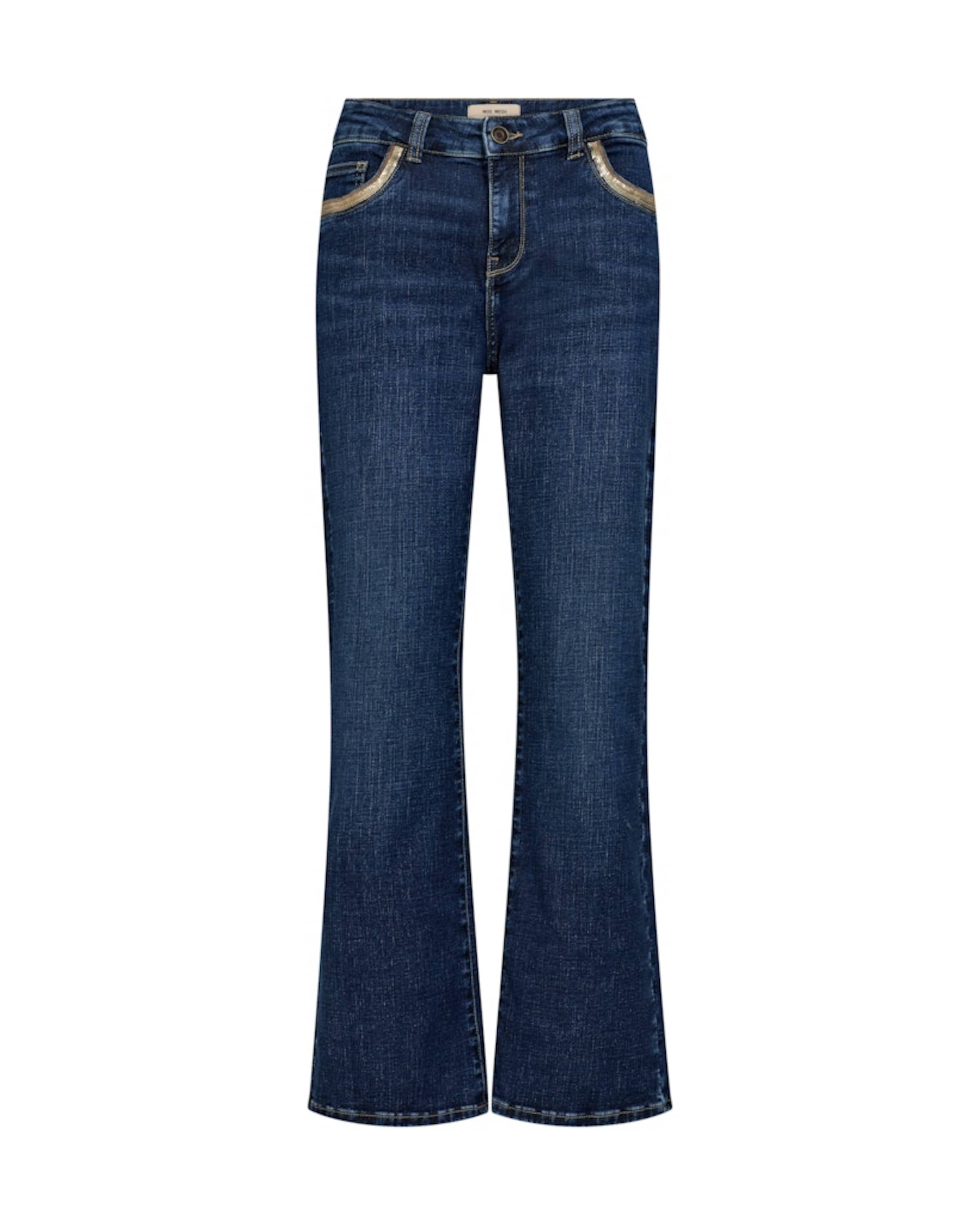 MOS MOSH Flared Jeans 'MMCecilia' in Blue: front