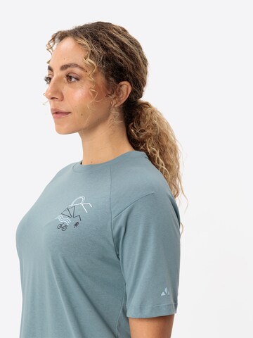 VAUDE Performance shirt 'W  Cyclist Casual ST' in Blue