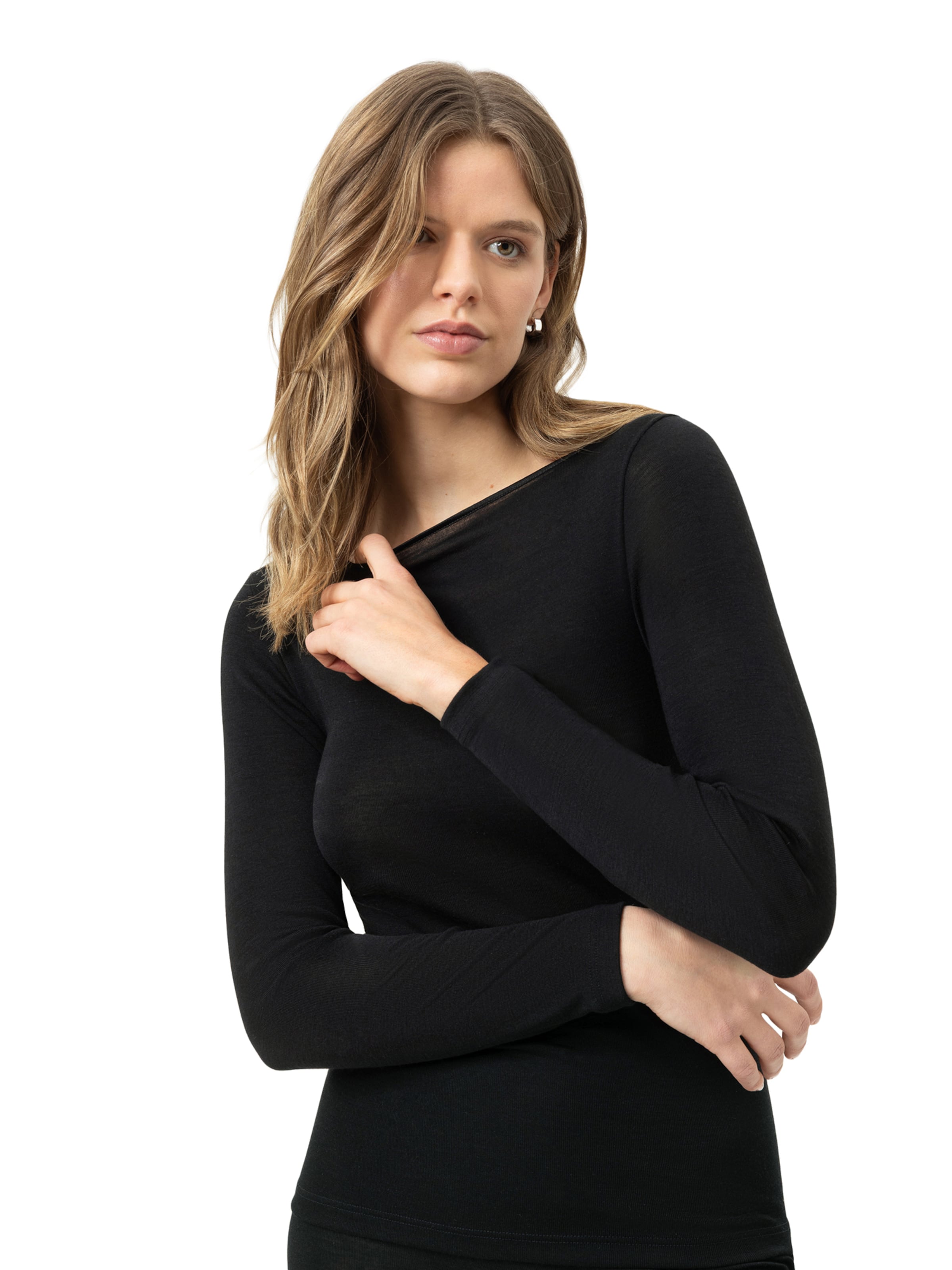 Mey Shirt in Schwarz