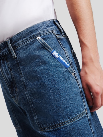 KARL LAGERFELD JEANS Loosefit Jeans 'Utility' in Blauw