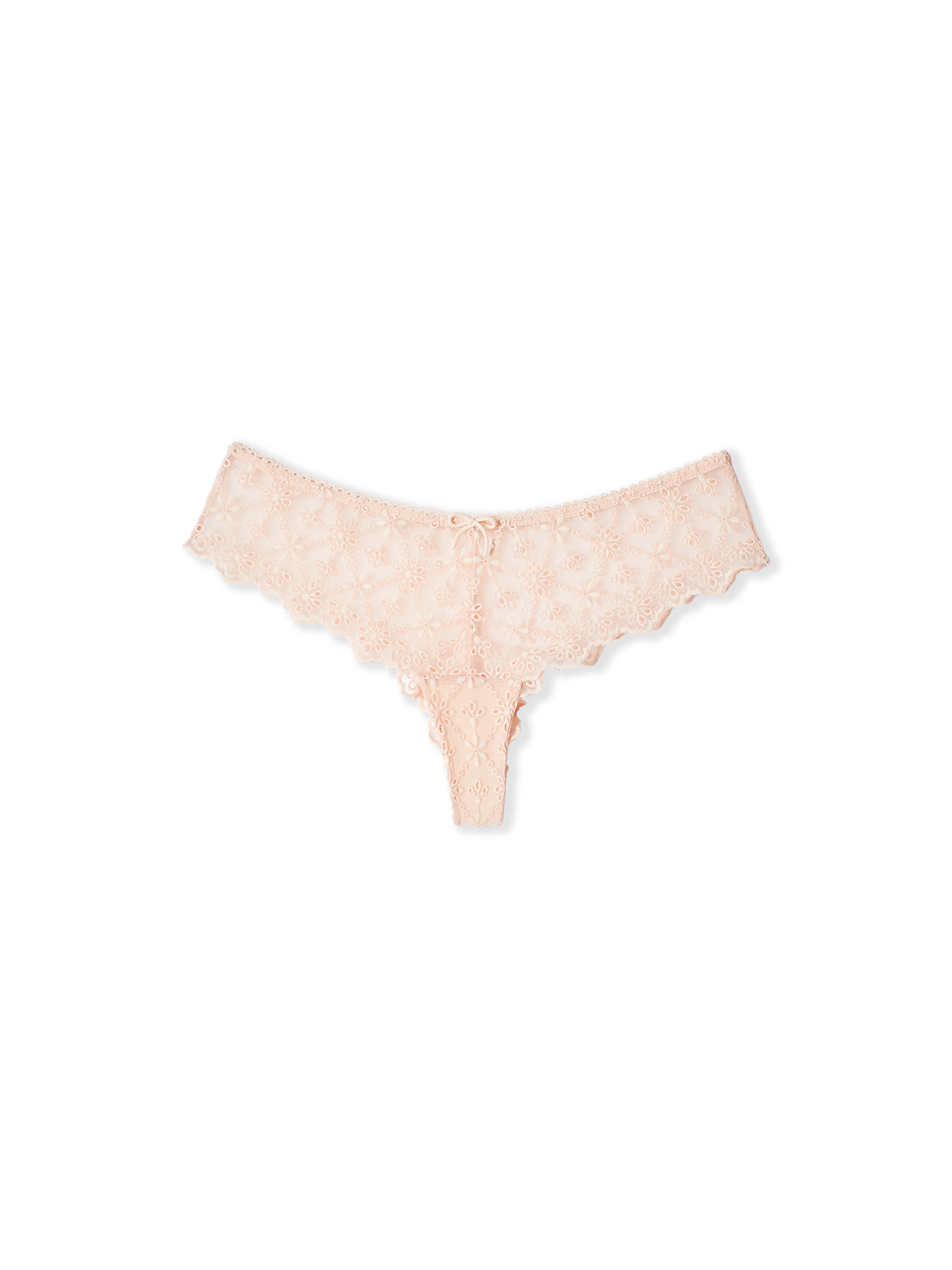 ETAM Thong in Pink: front