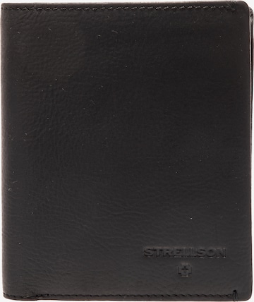 STRELLSON Portemonnaie 'Stratford 2.0 Jorge' in Schwarz: Vorderseite