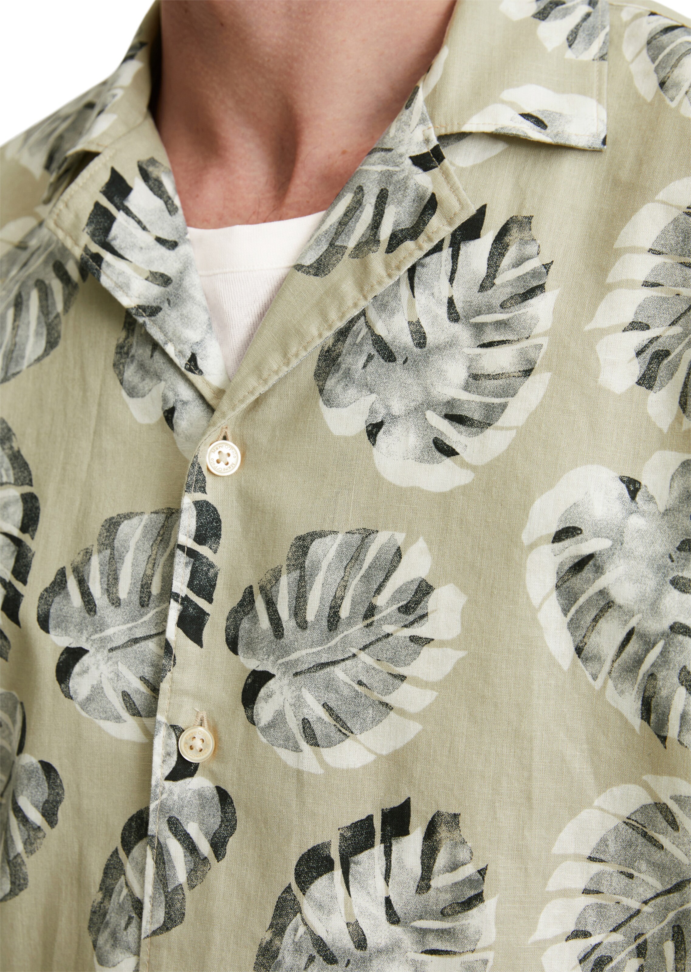 Marc O'Polo Regular fit Button Up Shirt in Beige