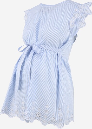JoJo Maman Bébé Chemisier en bleu clair / blanc, Vue avec produit