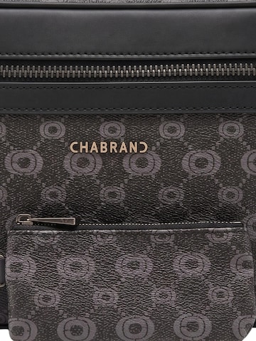 Chabrand Handtasche 'Mini sacoche Chabrand noir en toile enduite siglée garnie cuir'‌‌‌‌ in Schwarz