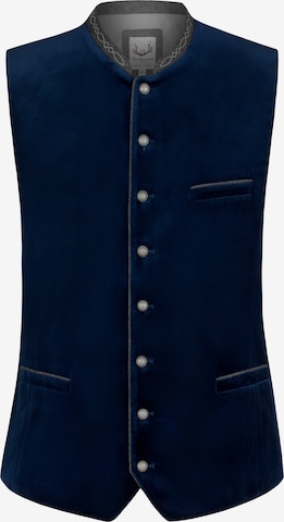 STOCKERPOINT Traditional vest 'Lorenzo' in Blue: front