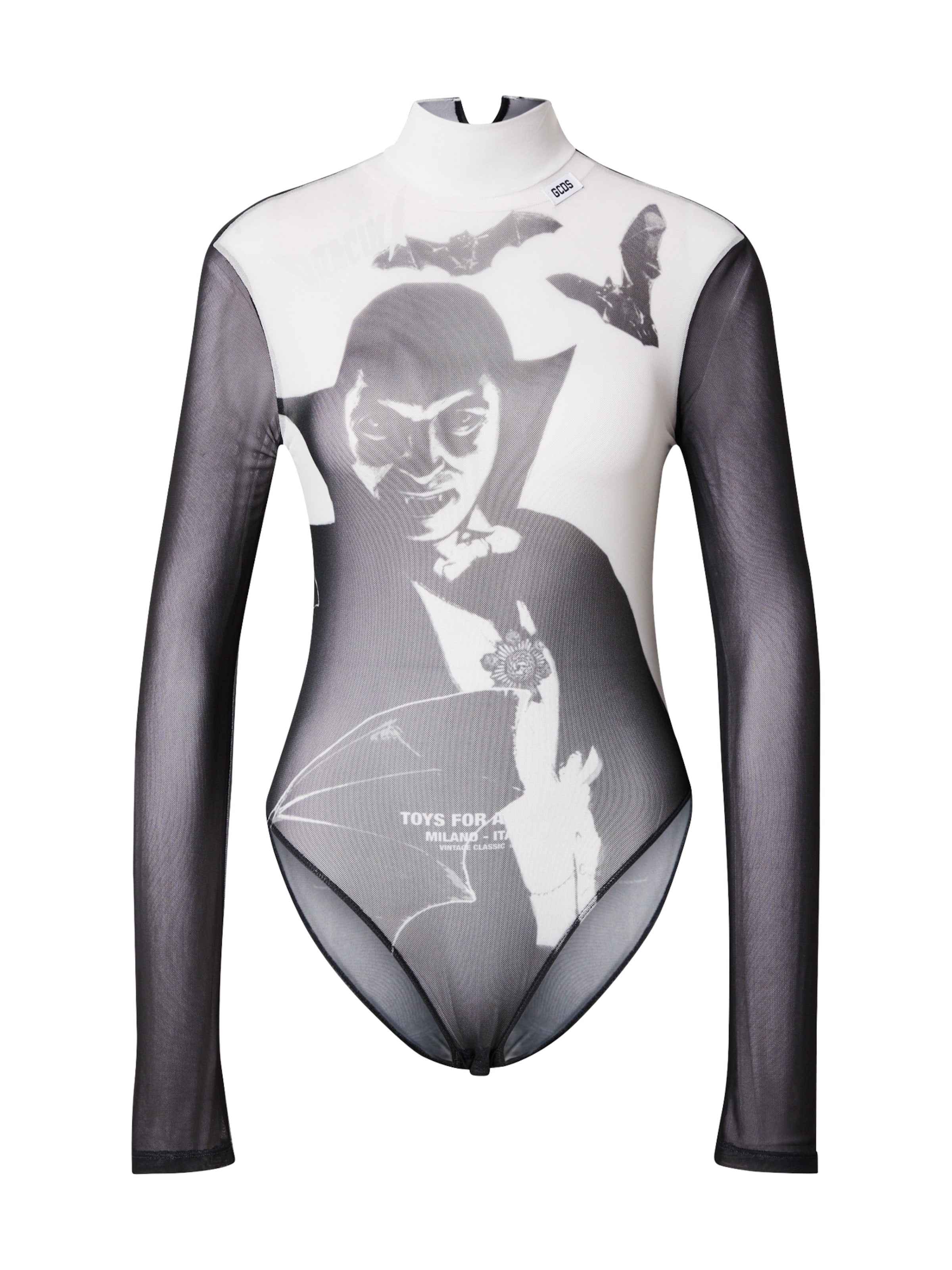 GCDS Κορμάκι-μπλουζάκι 'DRACULA' σε ανάμεικτα χρώματα: μπροστά