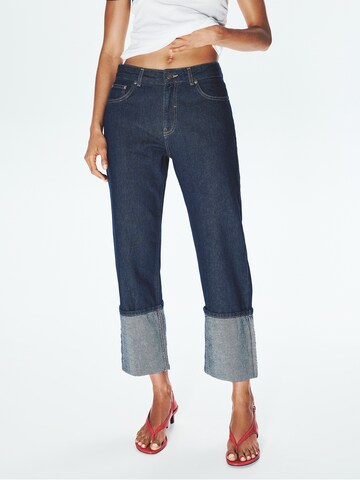 Pull&Bearregular Traperice - plava boja: prednji dio
