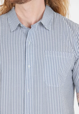Cruz Regular fit Overhemd 'Damien' in Blauw
