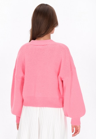 MYMO Knit cardigan in Pink