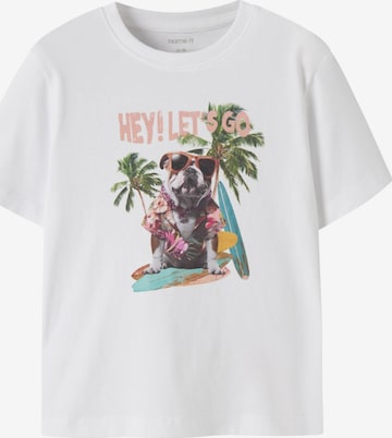 NAME IT Shirts 'NMMVoto' i hvid: forside