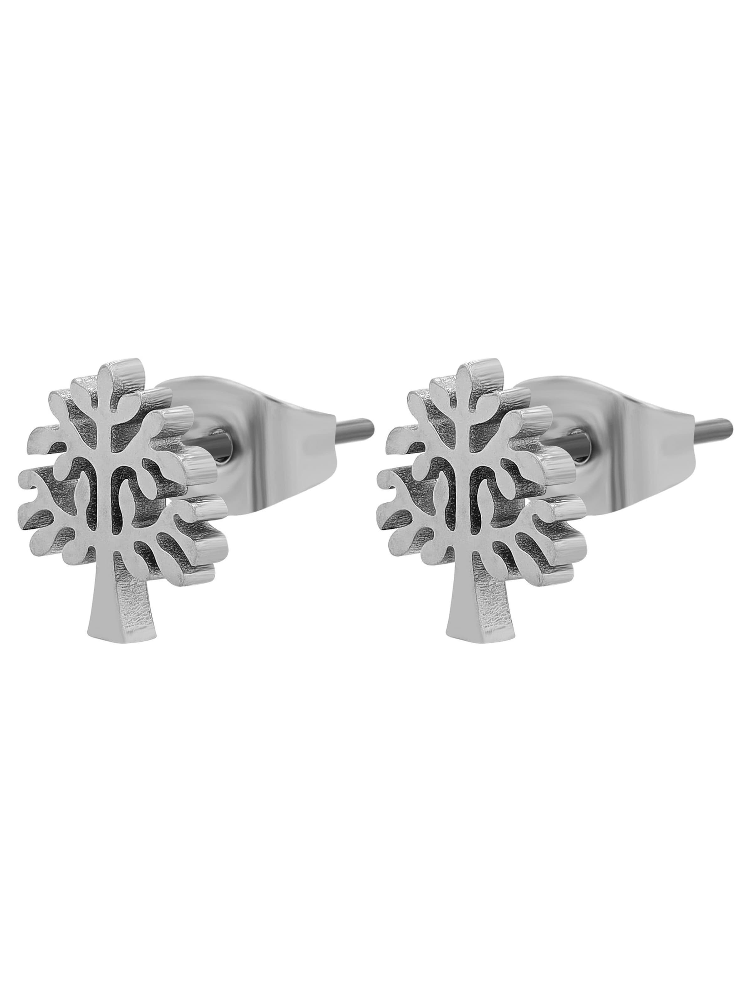 Akzent Earrings 'Vale, hautverträglich' in Silver