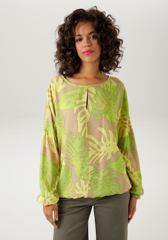 Aniston CASUAL Blouse in Green: front