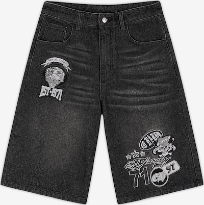 Ed Hardy Farkut koossa 25-26 värissä vaaleanharmaa / musta, Tuotenäkymä