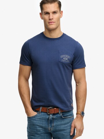 Maglietta 'VINTAGE' di Superdry & Co in blu