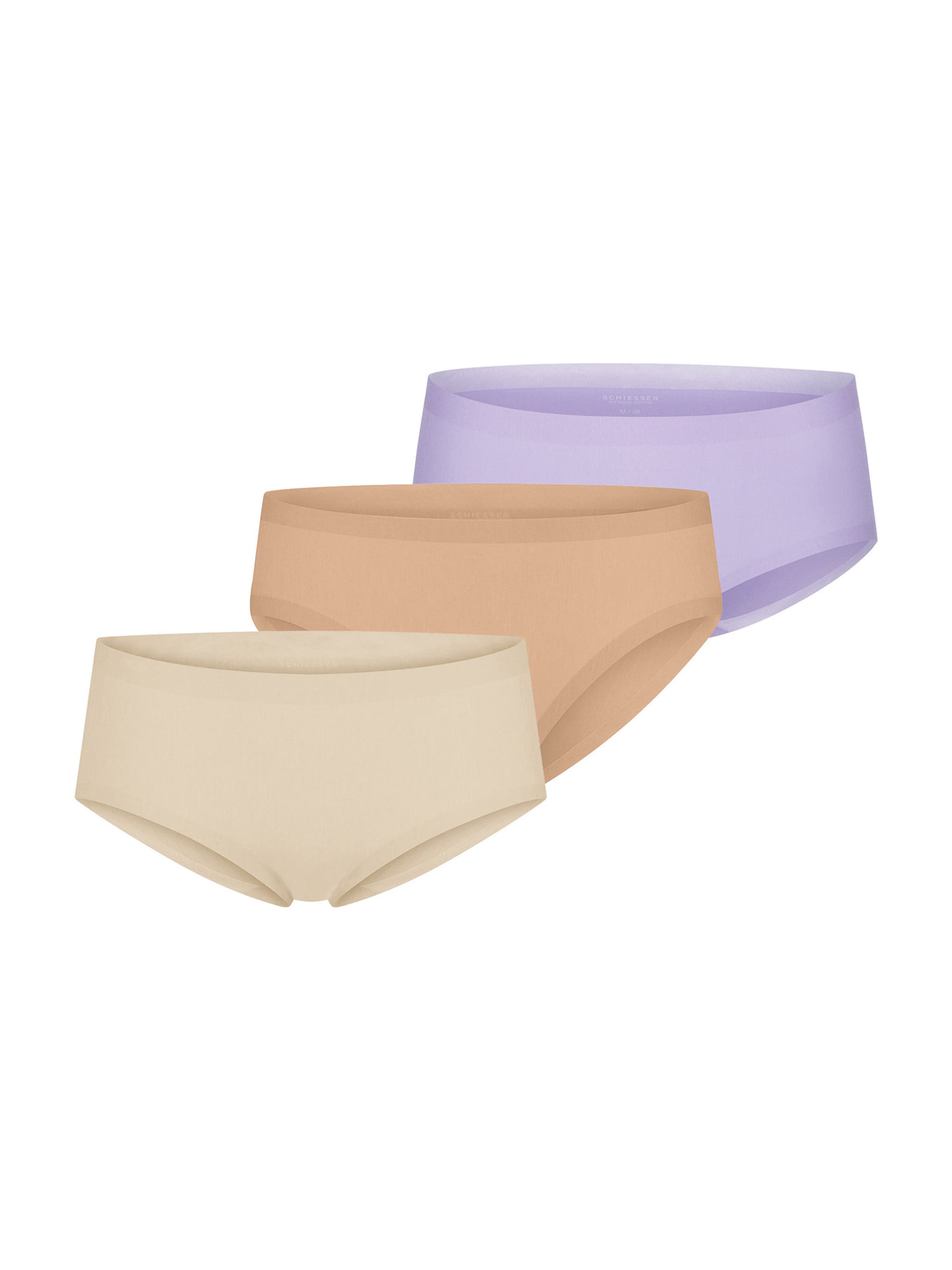 SCHIESSER Panty ' Invisible Cotton ' in Beige: front