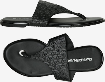 Calvin Klein Sandalen 38 in Schwarz: Vorderseite
