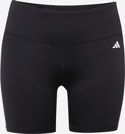 ADIDAS PERFORMANCE Sporta bikses 'Essentials 3-Stripes High-Waisted ', krāsa - melns / balts, Preces skats