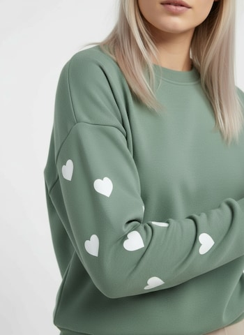 Felpa 'Clara' di studioselect in verde