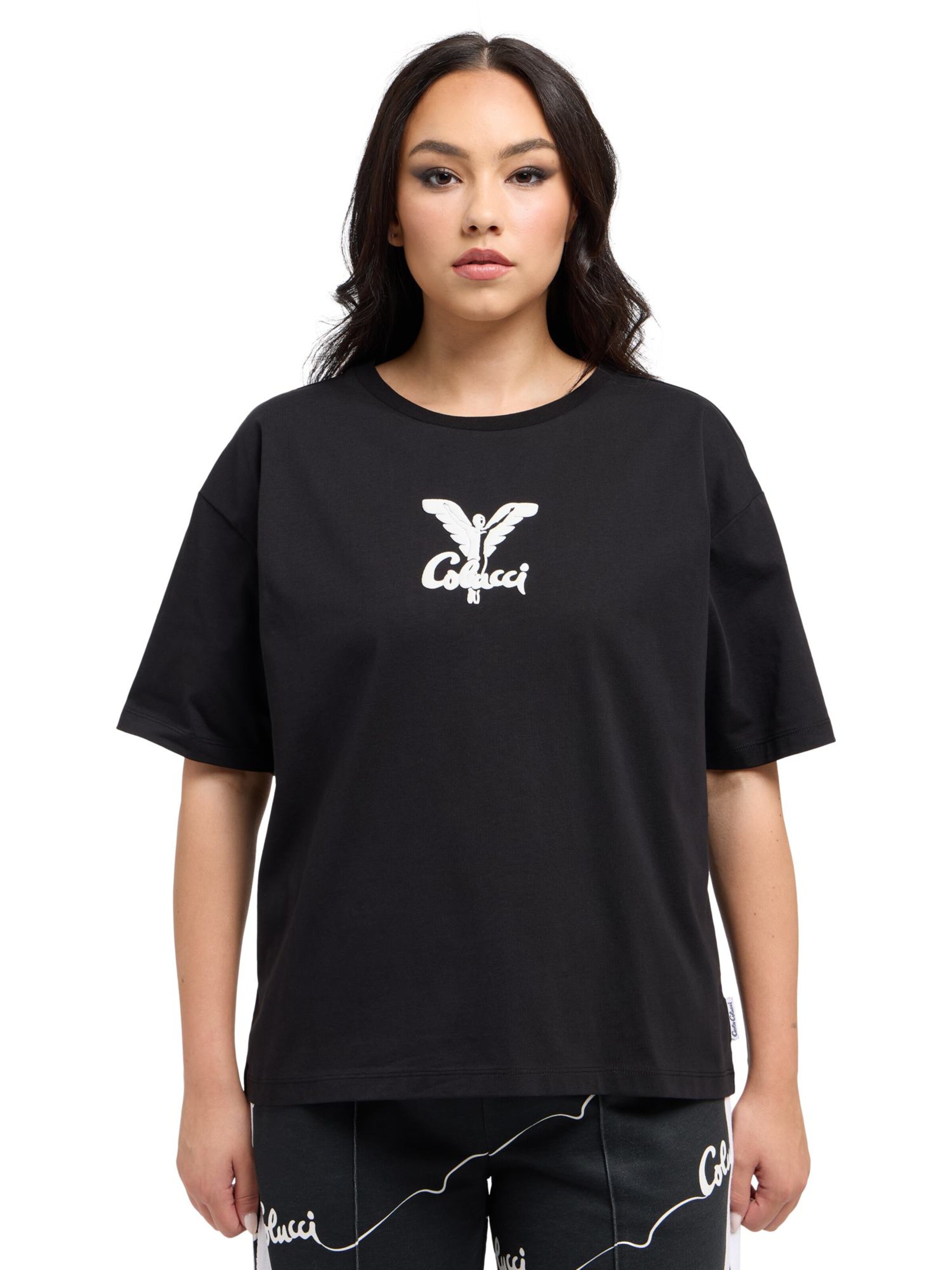 Carlo Colucci Shirt 'Di Paola' in Schwarz: Vorderseite