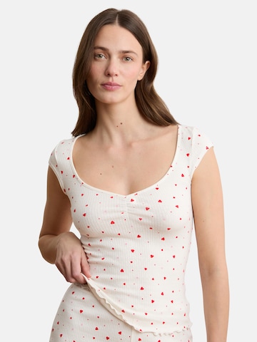 ETAM Slaapshirt 'Vanity' in Wit