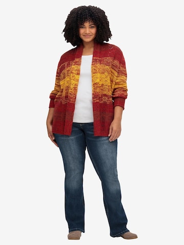 sheego by Joe Browns Knit Cardigan in Red