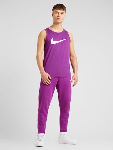Nike Sportswear Tapered Byxa 'CLUB FLEECE' i lila