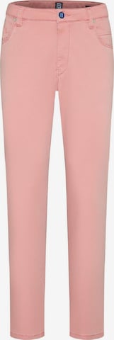 Pantalon chino MEYER en rose : devant