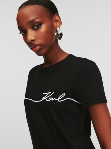 Karl Lagerfeld Shirt in Schwarz