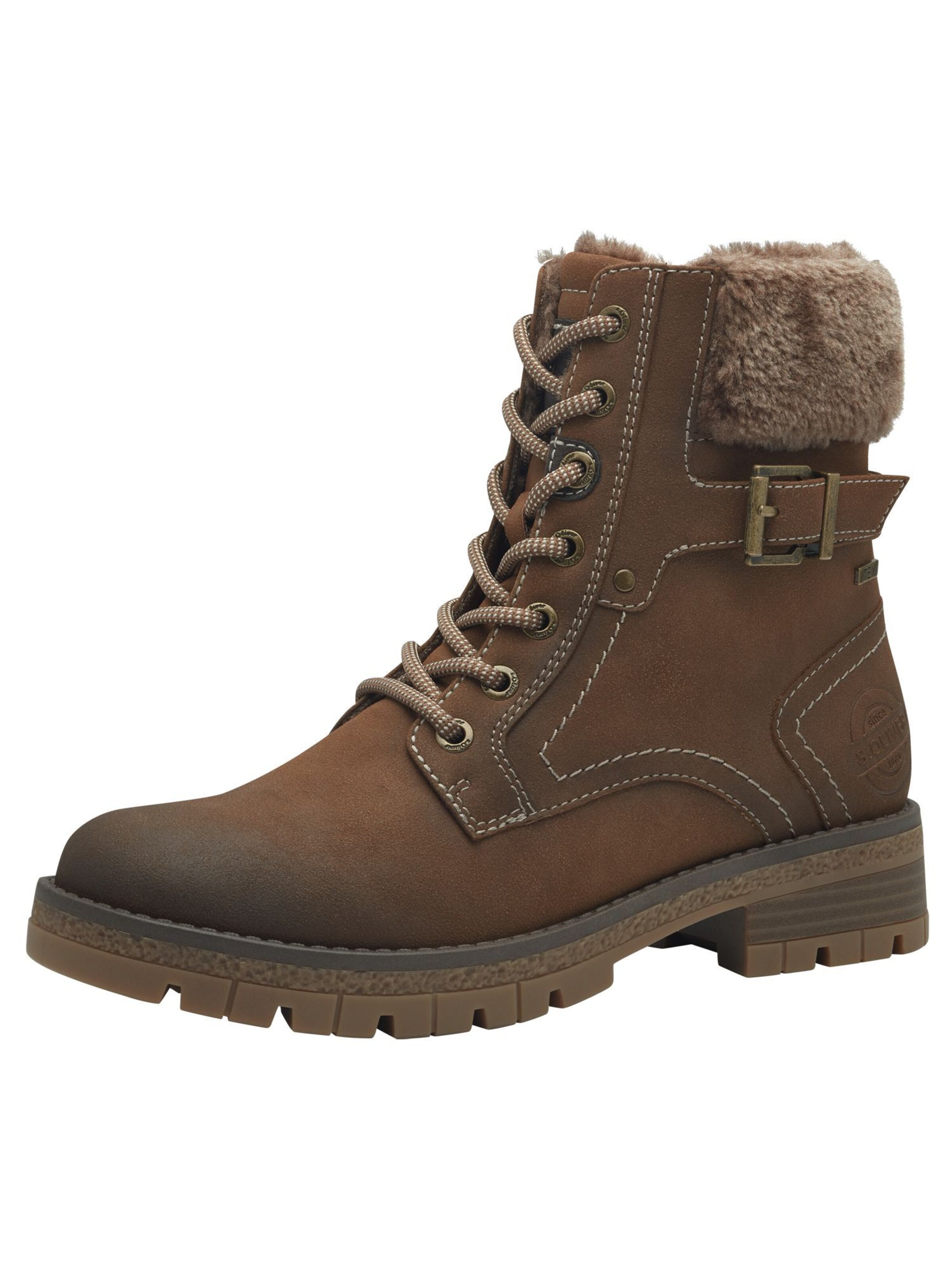 s.Oliver Veterlaarsjes in Bruin: voorkant