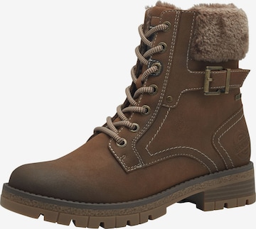Bottines à lacets s.Oliver en marron : devant