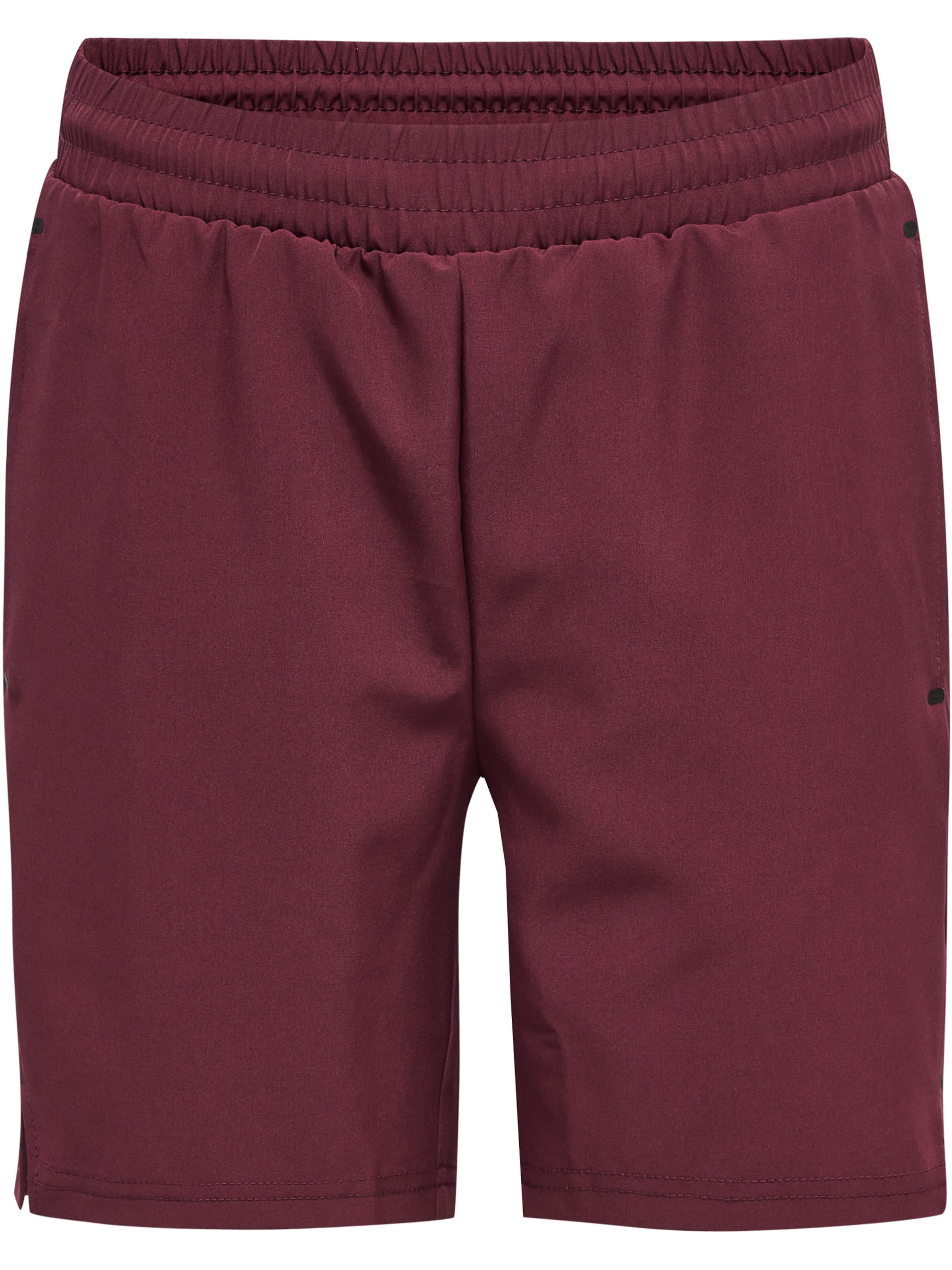 Hummel Regular Workout Pants 'Move Grid' in Red: front