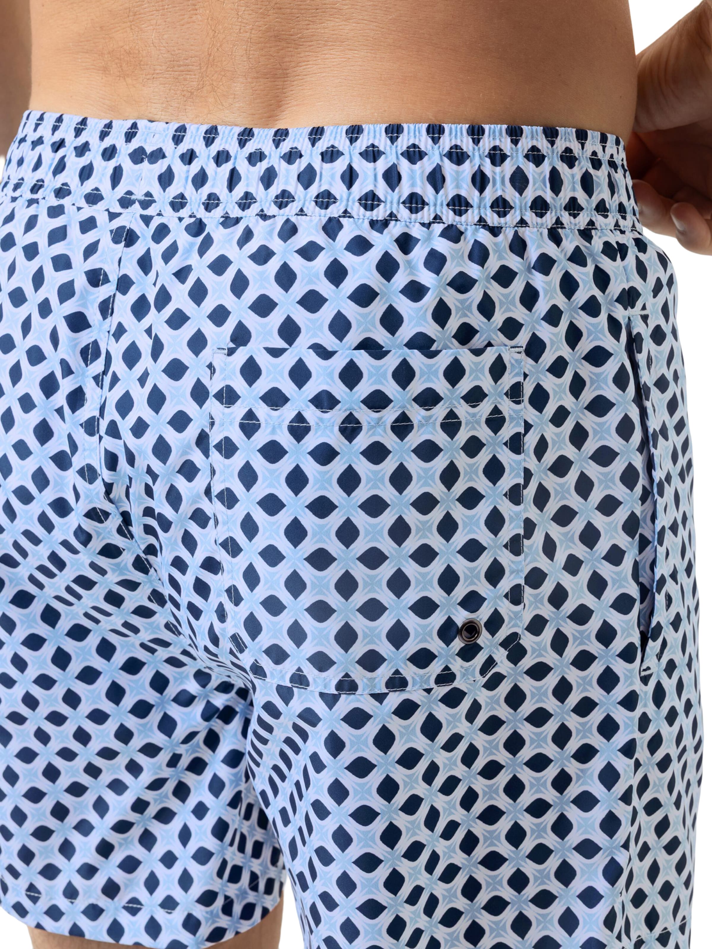 Mey Zwemshorts 'Chromatic Waves' in Blauw