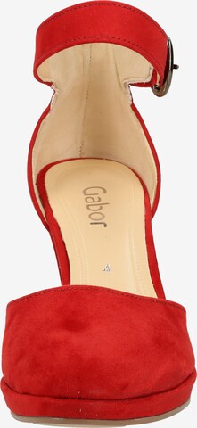 GABOR Slingpumps in Rood