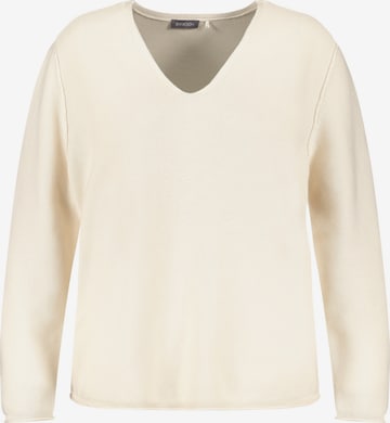SAMOON Sweater in Beige: front